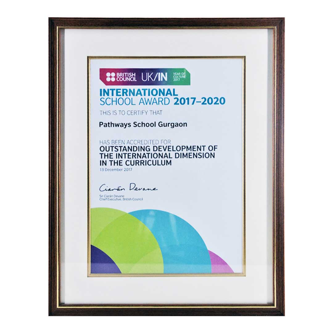 International School Award British Council Pathways School Gurgaon