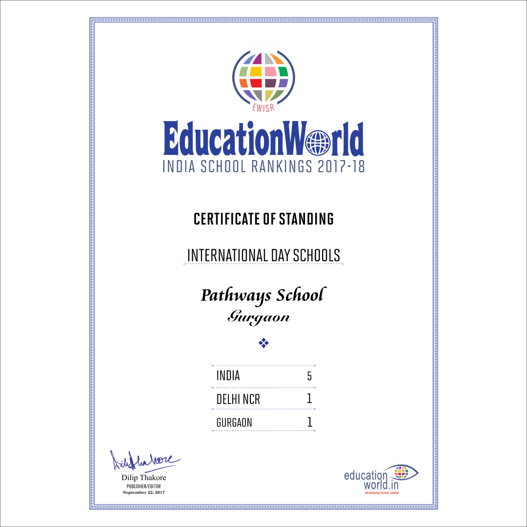Ranked No.1 International Day School in Delhi NCR Pathways School Gurgaon