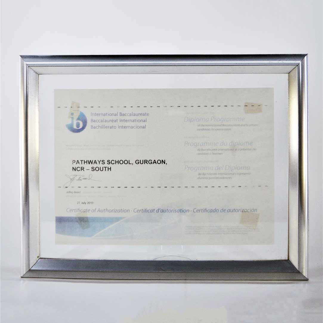 International Baccalaureate Certificate of Authorization Pathways School Gurgaon
