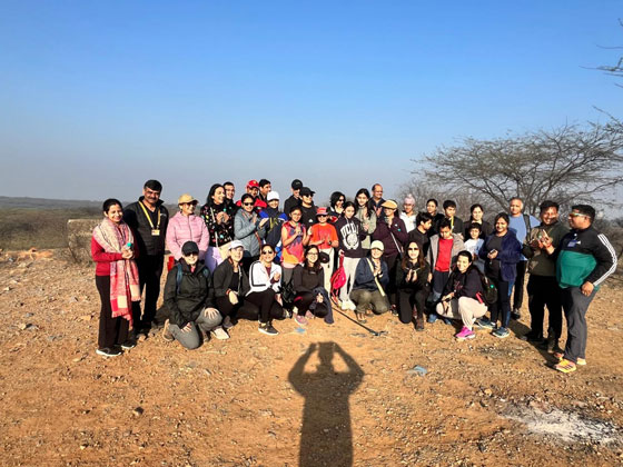 Walk around Aravali Hills