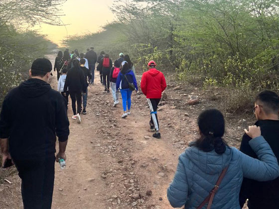 Walk around Aravali Hills