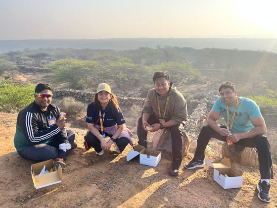 Walk around Aravali Hills